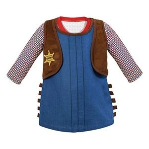Stephan Baby Cowgirl Sheriff Costume Outfit 12-18